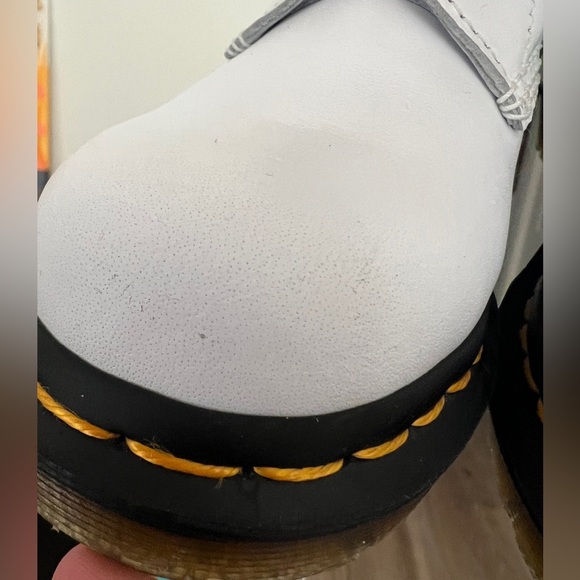 Dr.Martens Women's White leather Boots, doc martens, DOC’s, 1460 combat boots - Picture 11 of 11